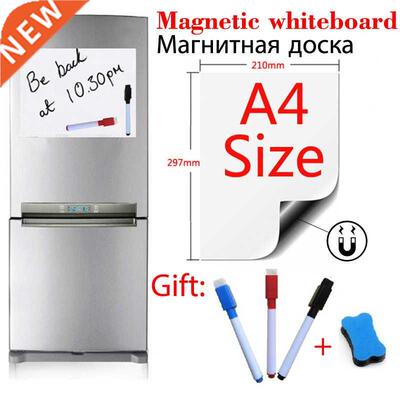 A4 Size Magnetic Whiteboard Fridge er Dry Erase White Board