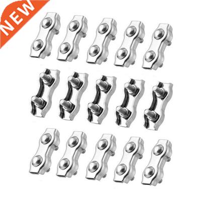 15Pcs Poly Rope Connector,Wires Splicer Wire Cable Clamp Con