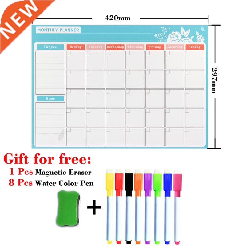 Dry Erase Magnet Weekly Monthly Planner Calendar Table Calen