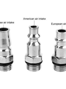 US JP EU Type Set 3PCS Heavy Duty Air Hose Fittings 1/4 NPT