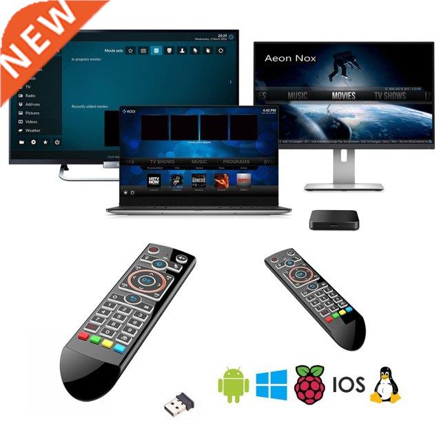Q2 Smart TV Backlight Remote Control IR Learning 2.4GHz RF W