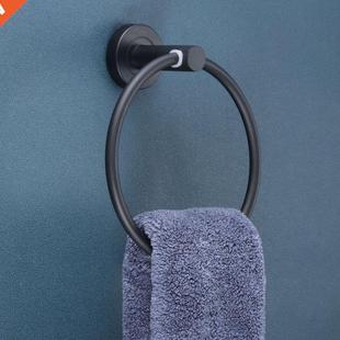 Wall Mounted Black Towel Hanger Rack Stainless Steel Towel R