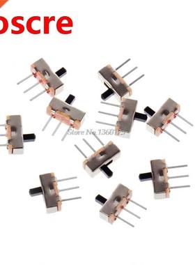 10Pcs/Set 2 Position On/Off SPDT 1P2T  Pin PCB Panel Mini V