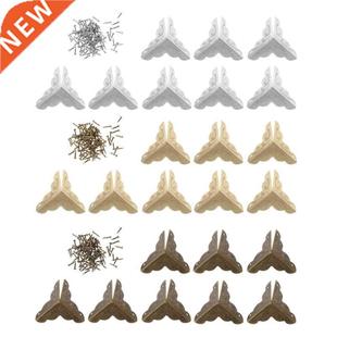 8PC Antique Jewelry Box Corner Feet Leg Wooden Case Corner P