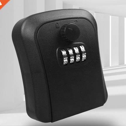 Combnaton Lockbox wth Code Password Key Box Outdoor Prote