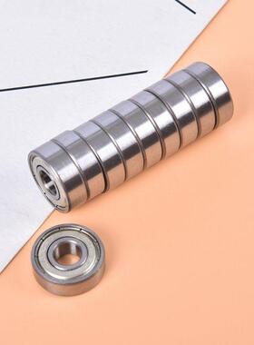 8 x 22 x 5 mm Stainless Steel Skate Skateboard Wheels Silver