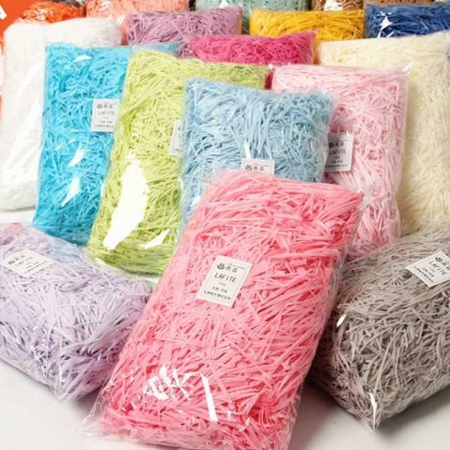 100g Colorful Shredded Crinkle Paper DIY Gift Box Filling Ma