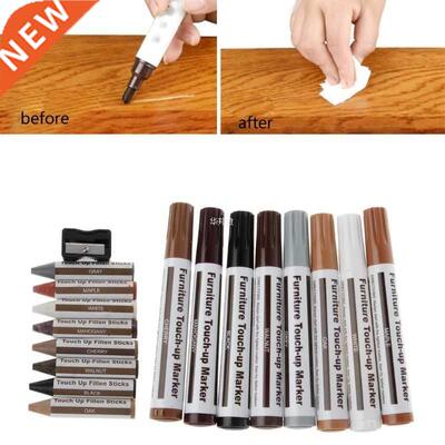 17Pcs Furniture Touch Up Kit Markers & Filler Sticks Woo