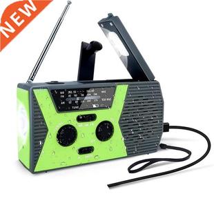 Radio Solar Powered Crank Dynamo Wit Hand