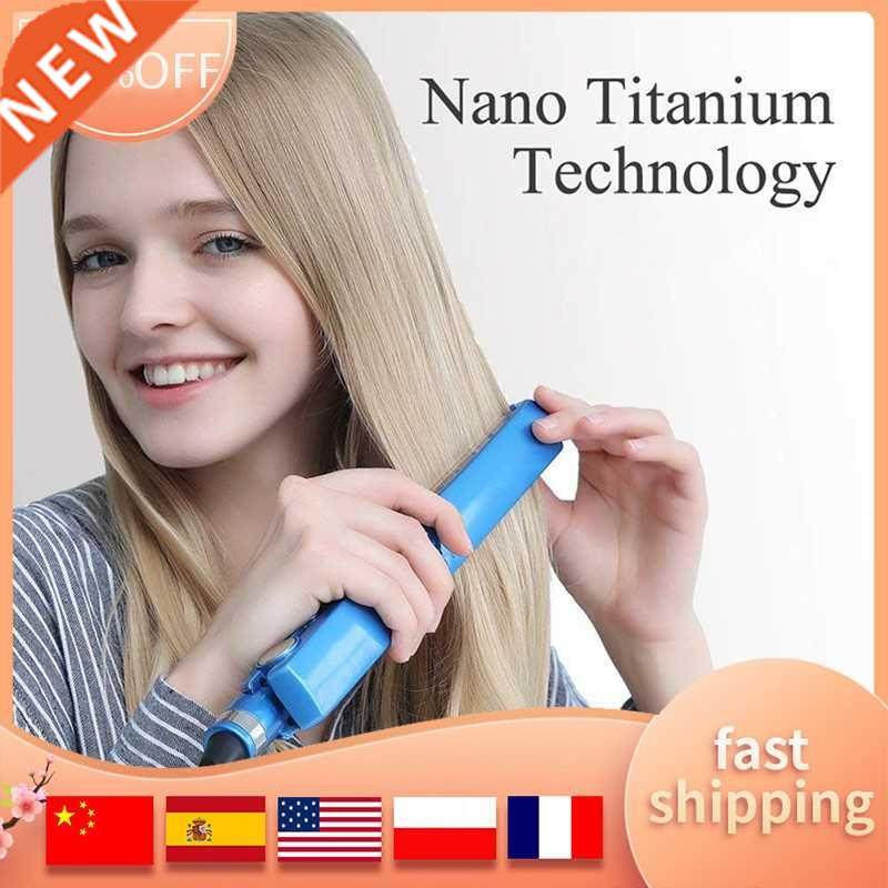 Curling Iron Dual Voltage Tourmaline Ceramic Hair Curler Wit