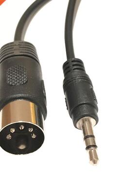 5 Pin Din Plug To 3.5mm Stereo Jack Plug Audio Cable 0.5m