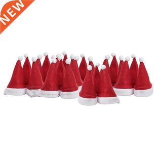 24 x Christmas hats for 6cm Santa Claus coat hat Christmas