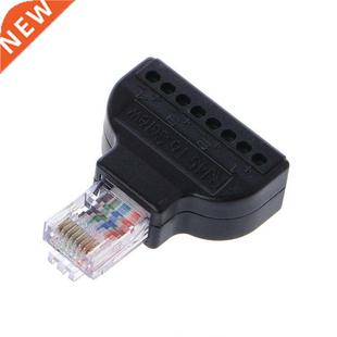Conver Male Adapter Screw Terminal Pin Ethernet RJ45