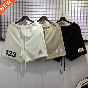 Women Light Set Quality High Men Shorts Tan RRR123 2022SS