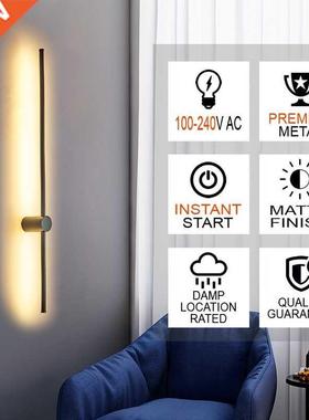 odern LED Wall Lap Long line Bedside Lights Siple Nordic