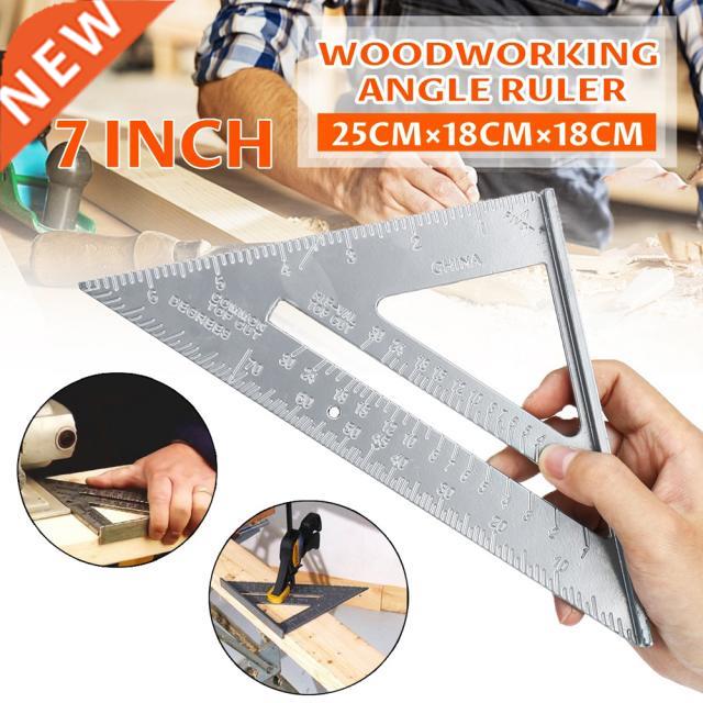7inch Measurement Tool Square Ruler Aluminum Alloy Speed Pro