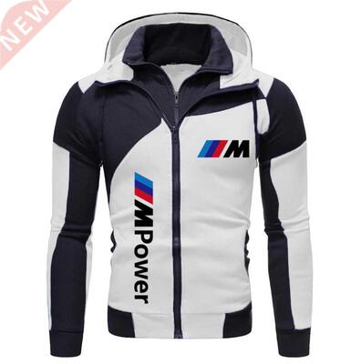 2022 New Spring BMW M Power Mens Fashion Outwear Jacket Zip