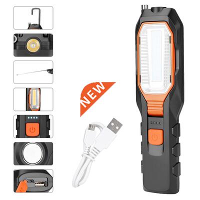 COB LED Work Light Adjustable Inspection Lamp Magnetic Hand
