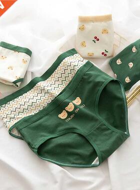 2021 Women's Cotton Underwear Japanese Cute Briefs M