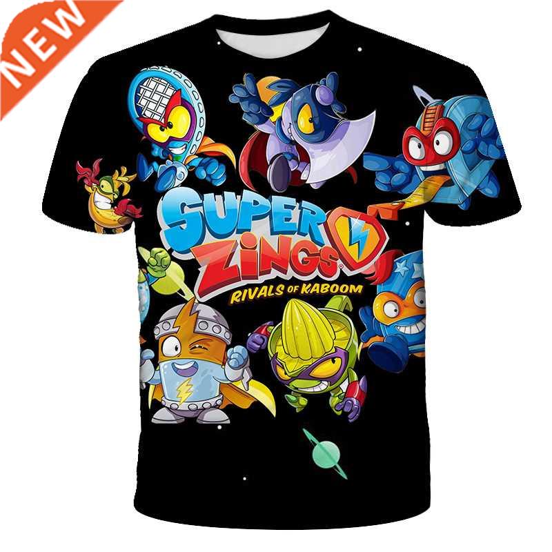 2022 Summer Superzings T-shirt Kids Summer Short Sleeve O-Ne