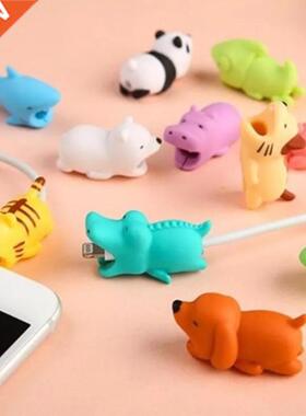 Animal Cable Bites Protector For iPhone Earphone Data Line