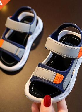 2021 Children's Summer Boys Leather Sandals Baby Sho
