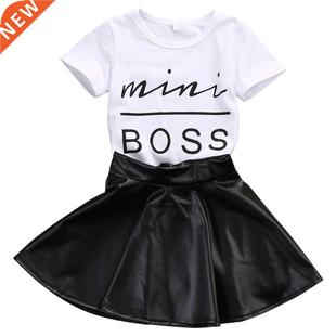 Fashion Girls Summer Clothes 1-6Years Toddler Kids Baby Girl