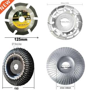 Wood Woo Grinding 12T Disc Carving Wheel Plate Angle 4pcs