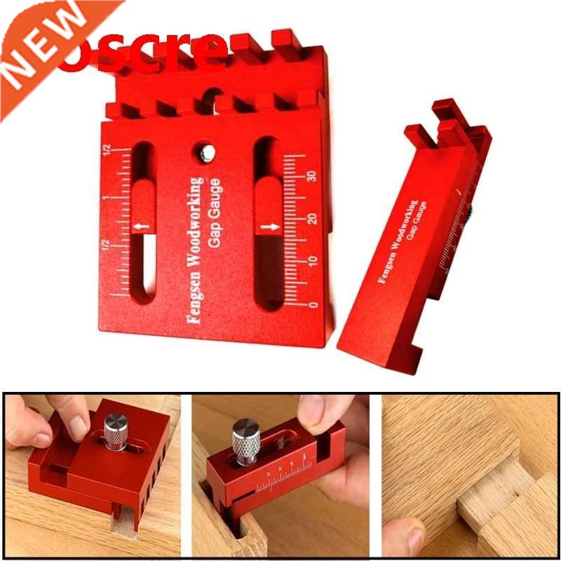 Woodworking Mini Gap Gauge Depth Measuring Ruler Aluminum Al