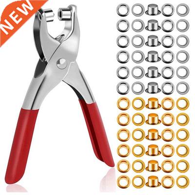 600 Pcs Metal Eyelets 1/4 Inch Grommet Eyelet Pliers Tool Ki