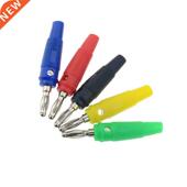 pure copper Speaker 4mm Cable Musical Plugs Plated 5PCS Gold