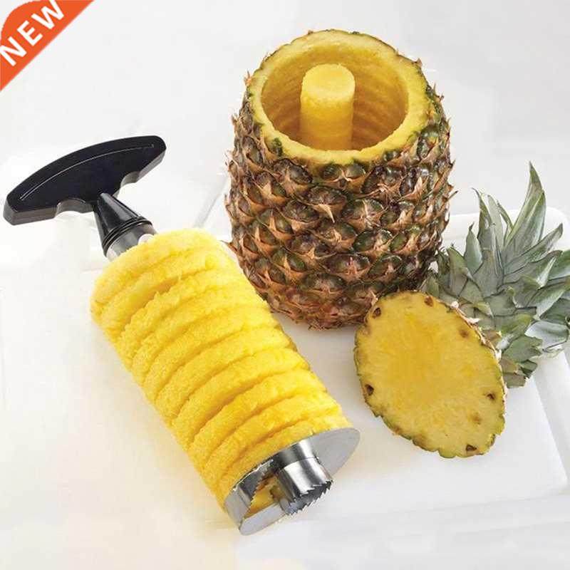 3 Colors Stainless Steel Pineapple Corer Peeler Cutter Easy