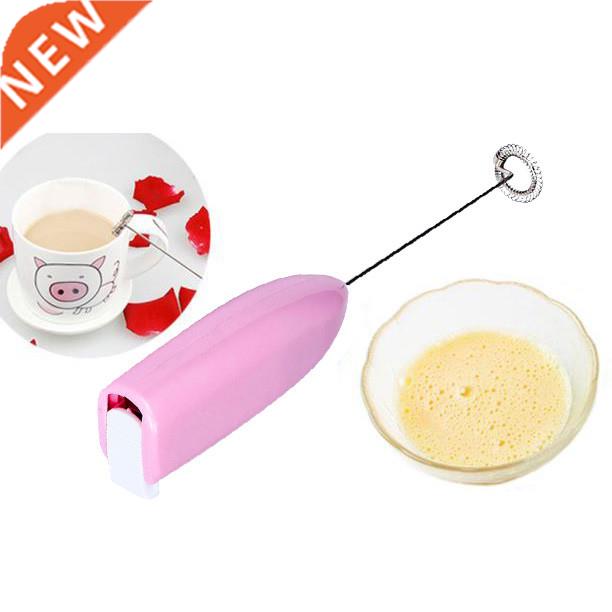 Fashion Pink Kitchen Electric Hand Whisk Mixer Coffee Milk E