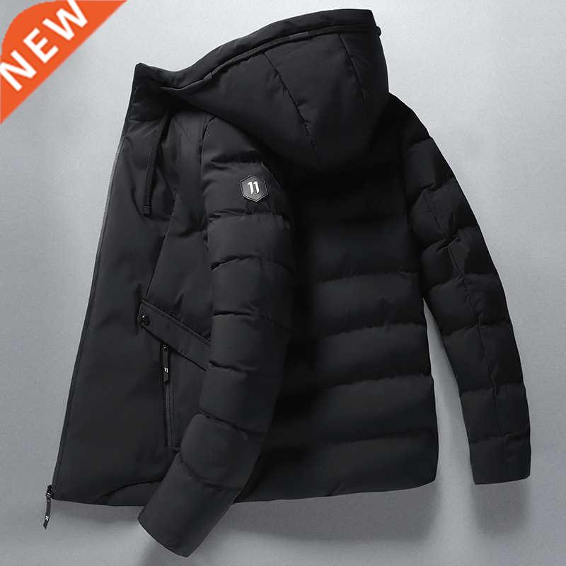 Men 2021 Winter Casual Thick Warm Waterproof Jacket Parkas M