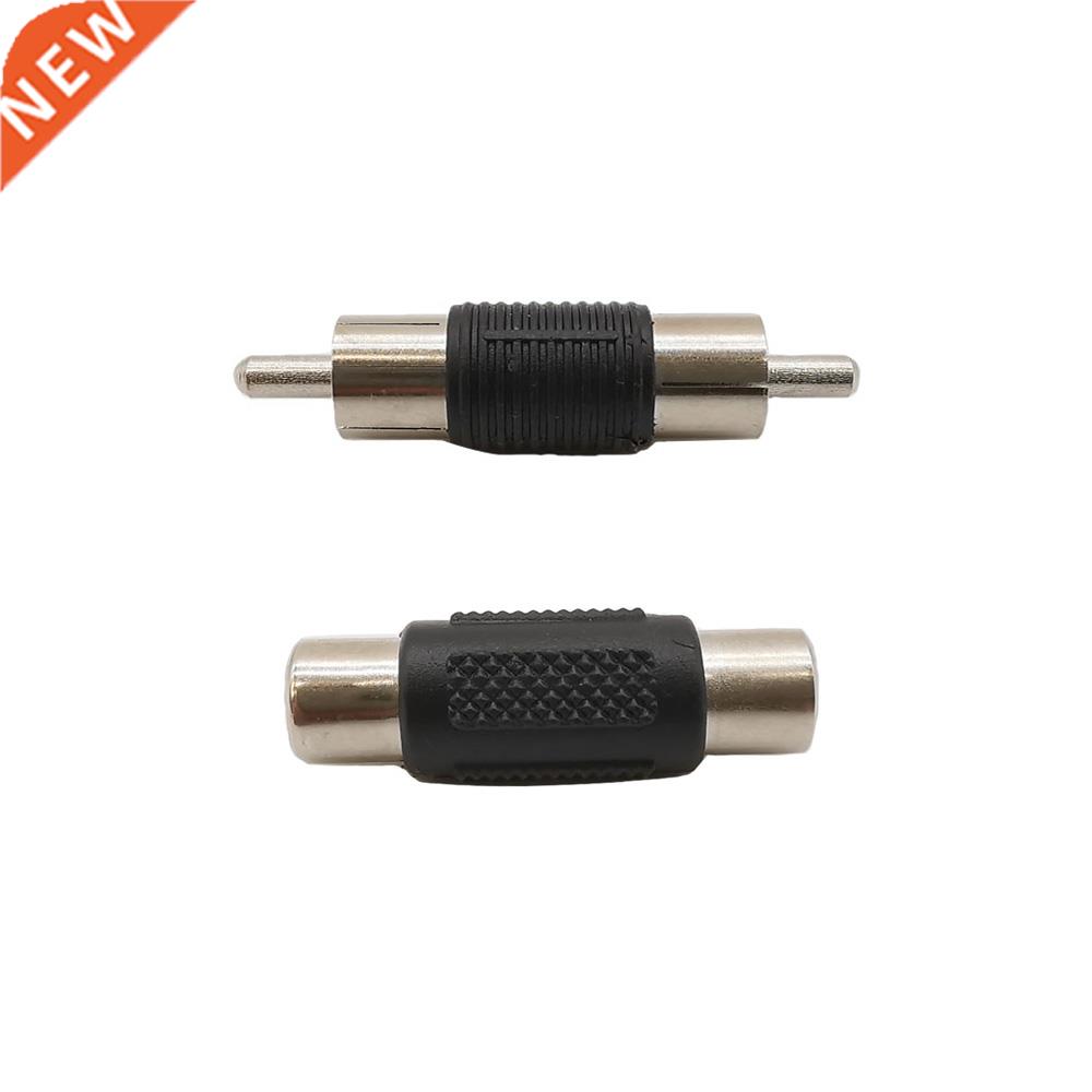 2/5Pcs RCA Female to Female Adapter Dual Male to Male Couple