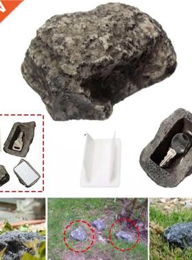 Outdoor Spare Garden Key Box Rock Hidden Hide In Stone Secur