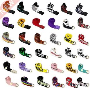 60 Styles Fashion Nylon Belt For Women Men Punk Letter Wais