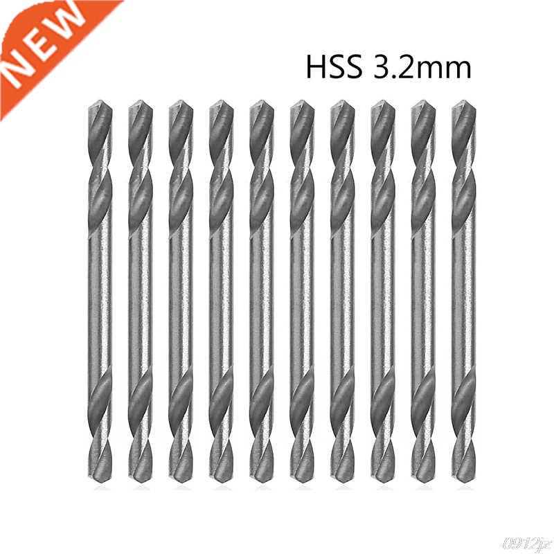 10Pcs/Set 3.2mm HSS Double Ended Spiral Torsion Drill Tools