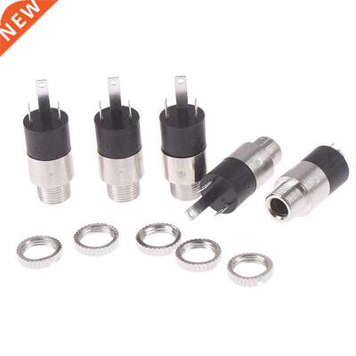 5 Pcs Silver Plted PJ392 3.5mm udio Hedphone Connecto ud