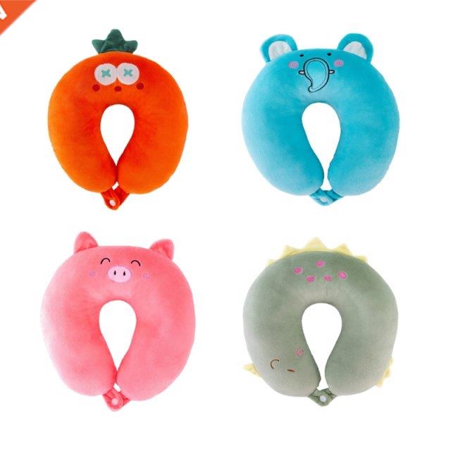 30x30cm Cartoon Soft U-Shaped Neck Protection Pillow Office