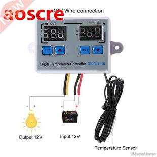 Digital Fahrenheit and Centigrade Thermostat 10A Output Temp