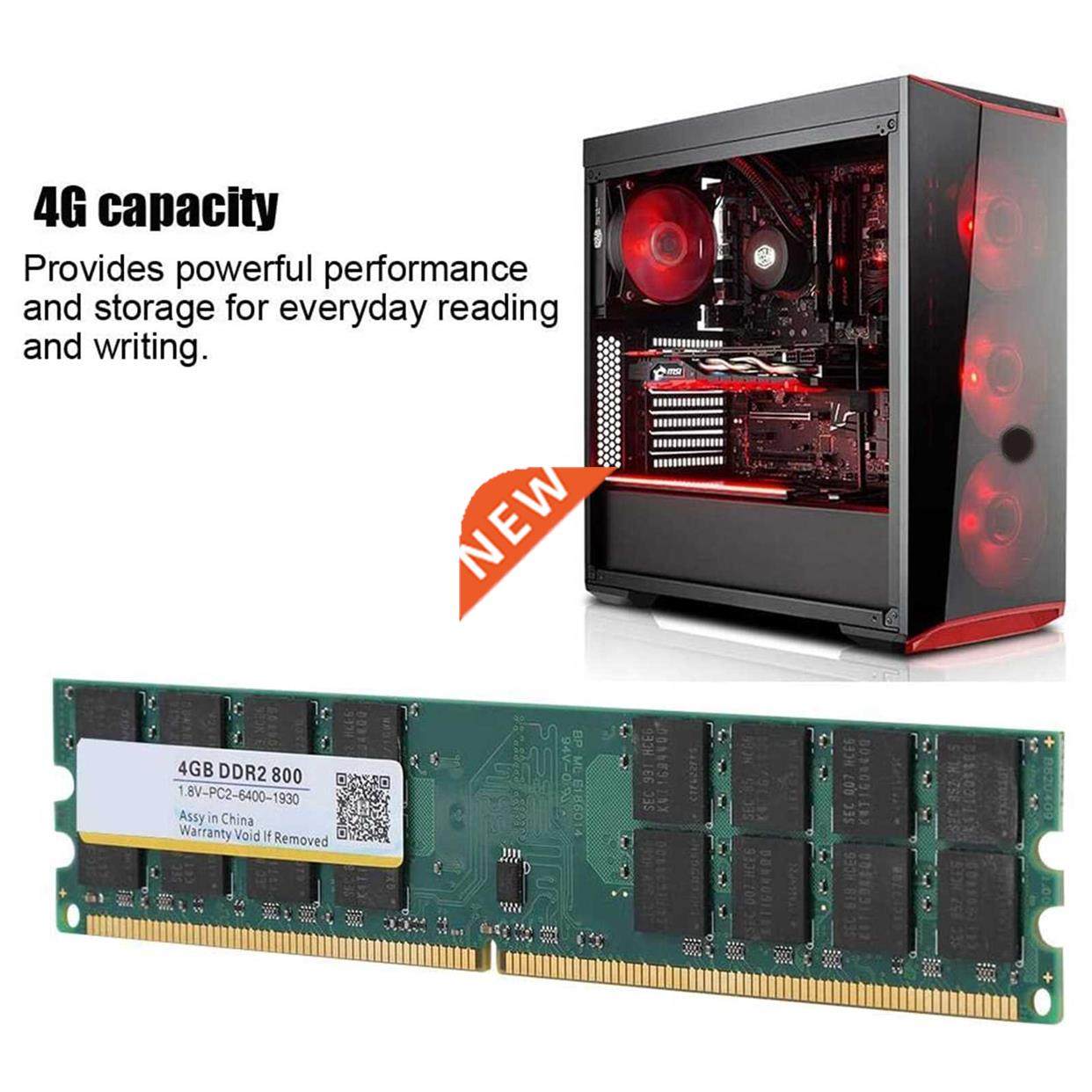 Second-generation Memory RAM DDR2 4GB 24 Pin 800 MHz DDR2 De