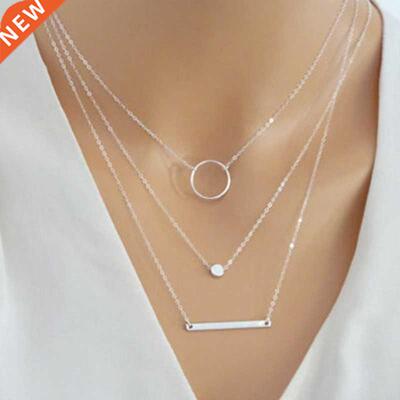 Hot Sale Fashion Statement Multilayer Necklace Multi-element