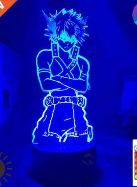 Led Night Light My Hero Academia Katsuki Bakugo Figure for K