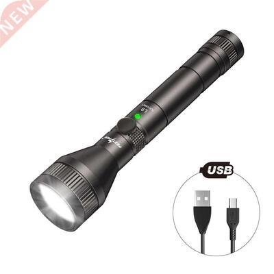 PEETPEN L9 USB Rechargeable LED Flashlight Pocket Torch 4 M