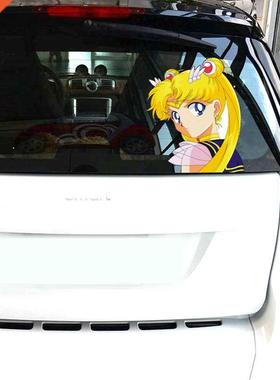 Car Stickers Sailor Moon Tsukino Usagi Beauty Lovely Cute Ca