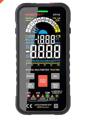 Digital Multimeter 9999 Counts TRMS Auto-Ranging Color LCD S