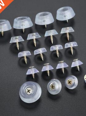 10pcs Transparent Rubber Feet Caps for Chair Legs Non-slip F
