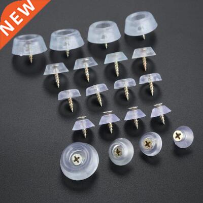 10pcs Transparent Rubber Feet Caps for Chair Legs Non-slip F