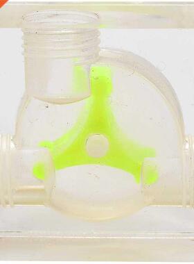 PC Water Cooling System Acrylic Three Way Visual Flow Indica